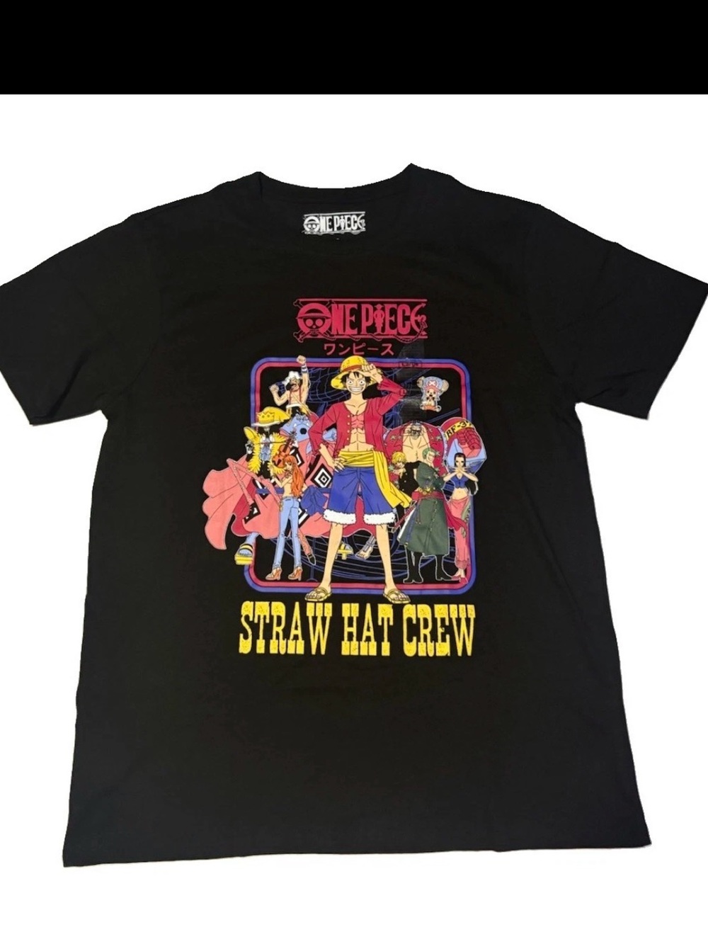One Piece Straw Hat Crew Pirate Anime T-Shirt Men’s Large